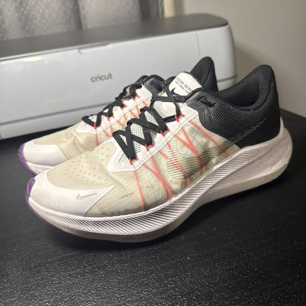 Nike Air Zoom Winflo Shoes Womens Size 8.5 Multicolor Running CW3421-103